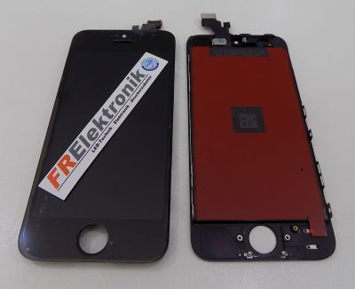 FRElektronik HQ Display LCD fr iPhone 5 mit RETINA Glas Scheibe Front Black AAA