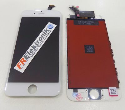 FRElektronik HQ Display LCD fr iPhone 6 mit RETINA Glas Scheibe Komplett Front WEISS AAA