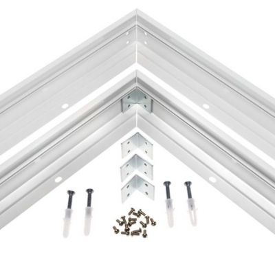 Premium LED-Panel Rahmen in 120x30cm Decken.- Wandbefestigung Einbau Weiß ALU