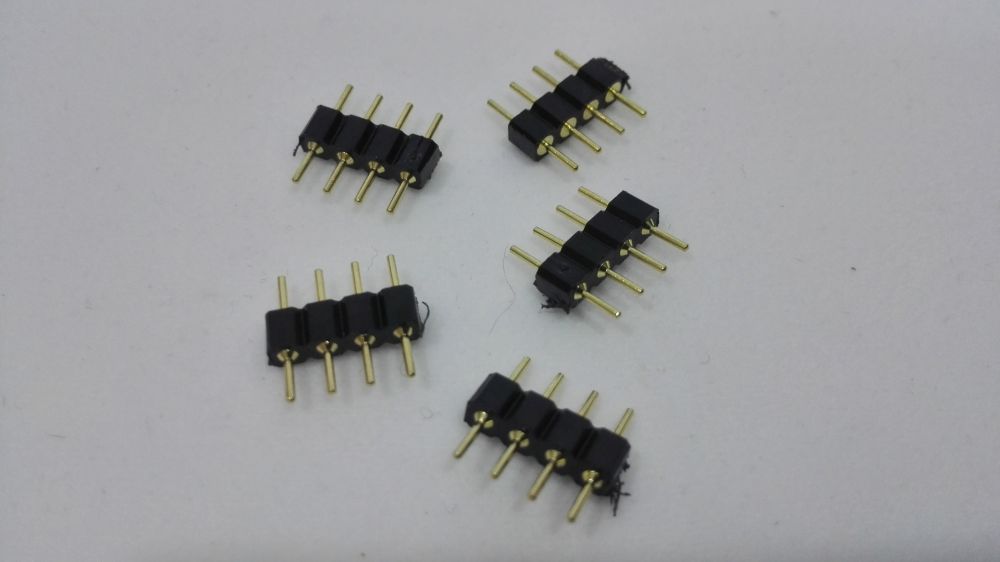 4 Pol Pin RGB SMD LED Stecker Verbinder Connector - FRElektronik