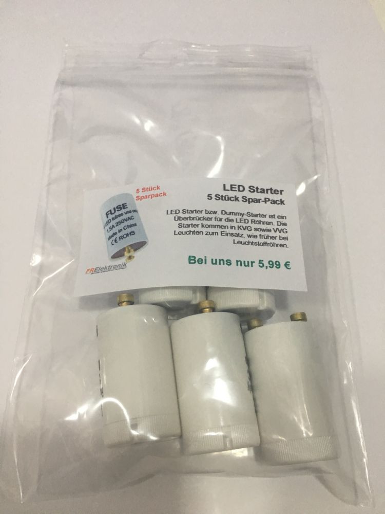Starter für LED Leuchtstoffröhren 